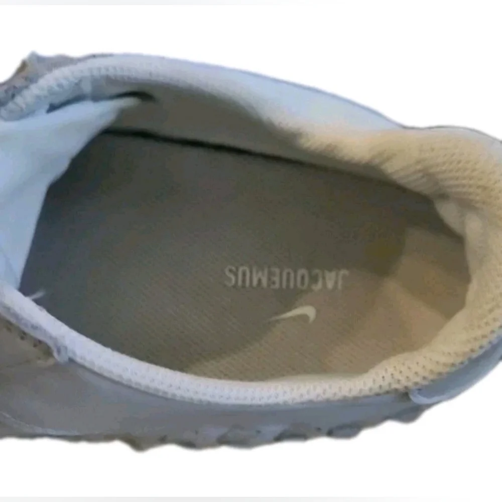 Nike Jacquemus DR0424-100 Cream Leather Sneakers 10.5.